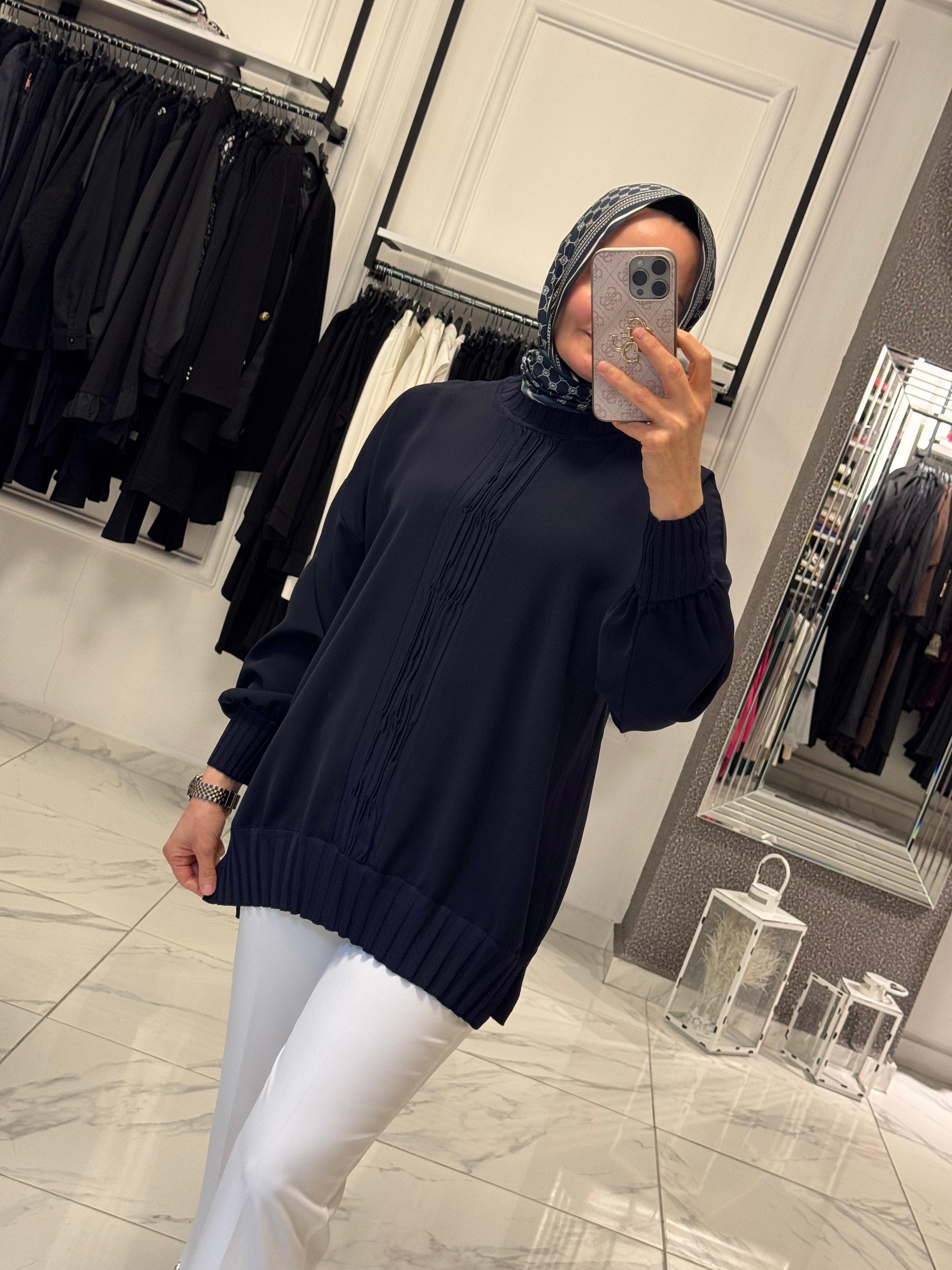 Ghisa Tunik Lacivert